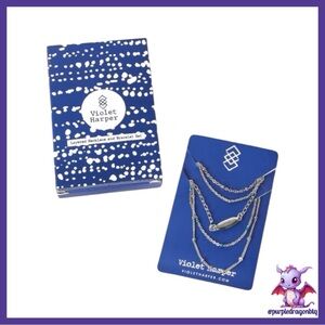 Violet Harper Isabella Beaded Layered Necklace And Bracelet Set